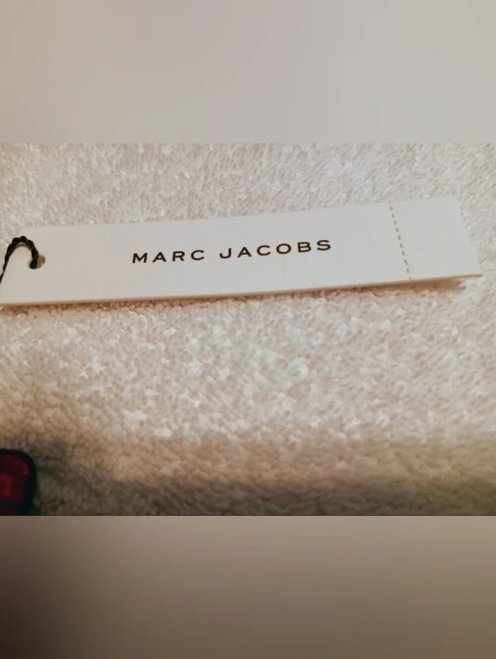 Marc Jacobs Women's Red Glitter Wallet - Signature Logo